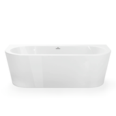 Silba: Back to Wall Bathtub